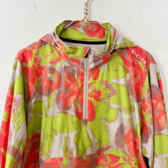 NWT Municipal Sport Utility Anorak Jacket in Wildflower Hooded Windbreaker M - Picture 6 of 13